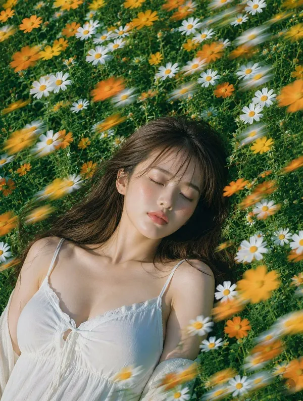 花风中的午后
